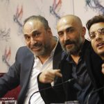 ساعد سهیلی و هادی حجازی فر و حمید فرخ نژاد در نشست فیلم لاتاری