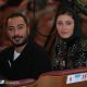 فرشته حسینی و نوید محمدزاده در اختتامیه جشنواره فیلم فجر