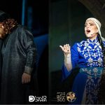 طناز طباطبایی و جواد عزتی در کنسرت نمایش سی صد