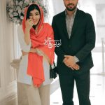 سینا مهراد و صبا سهیلی در جشن تهیه کنندگان سینمای ایران