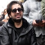 فرزاد فرخ در خاکسپاری حمید هیراد