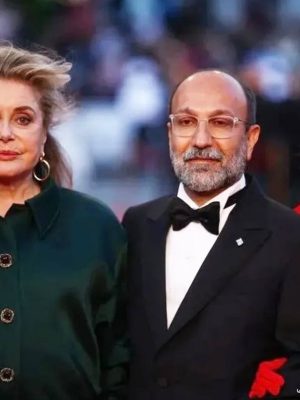 اصغر فرهادی و کاترین دنو در جشنواره کن و تحلیل روزنامه گاردین